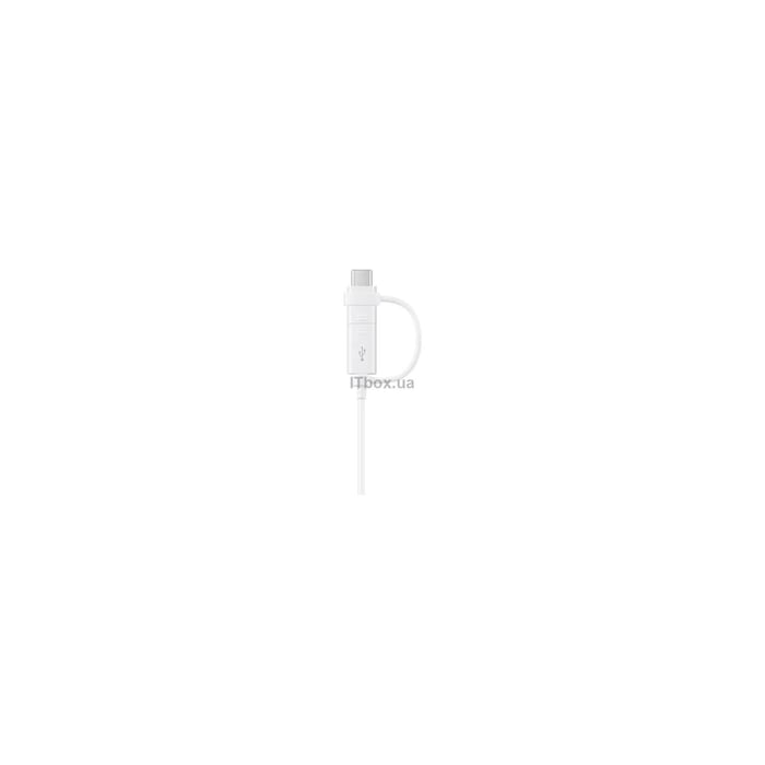 Кабель USB Samsung USB 2.0 AM to USB-C + Micro 5P 1.5m white (EP-DG930DWEGRU) | Фото 3