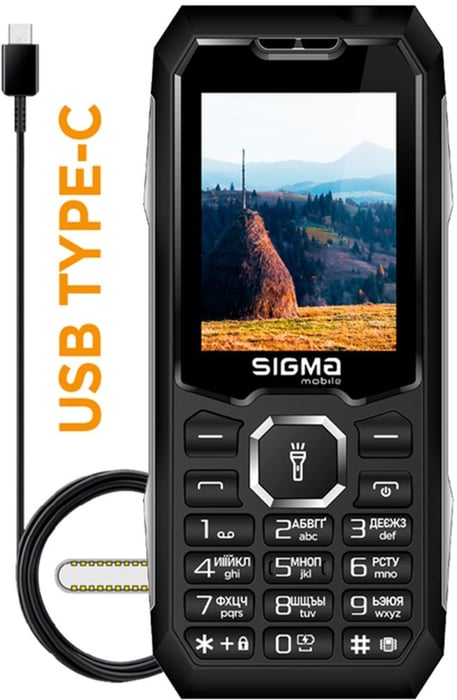 Мобильный телефон Sigma X-Style 341 BRO TYPE-C black | Фото 3