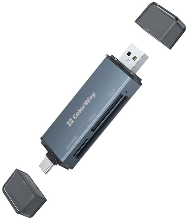 ColorWay USB 2.0/USB-C to CF/SD/MicroSD | Фото 3