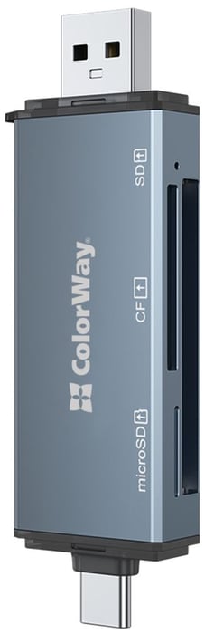 ColorWay USB 2.0/USB-C to CF/SD/MicroSD | Фото 2