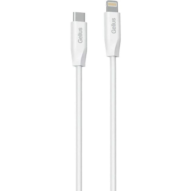 Кабель USB USB Gelius One GP-UCN013 Type-C to Lightning 3A 27W (1m) White | Фото 3