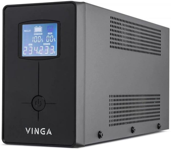 Источник бесперебойного питания Vinga LCD 2000VA metall case (VPC-2000M) | Фото 3