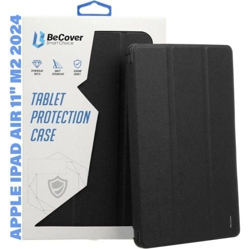 Чохол для планшета BeCover Tri Fold Hard Apple iPad Air 11" M2/M3 (2024/2025) Black (711412) | Фото 2