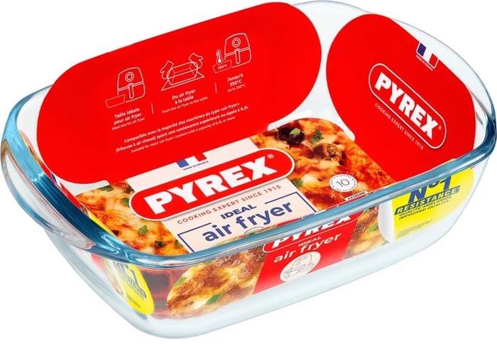Форма для запекания PYREX AIRFRYER прям. 23x15x6 см (1.2л) (215B100/7948) | Фото 2