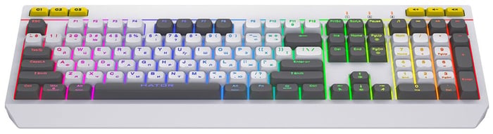 Клавиатура Hator Icefall USB White (HTK405UA) | Фото 3