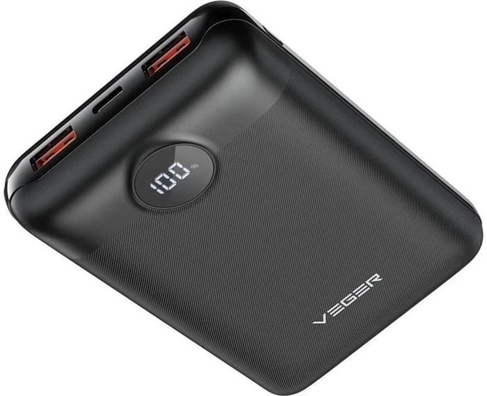 VEGER Power Bank S20 PD QC3.0 22.5W 20000mAh (чорний) (W2053) | Фото 2