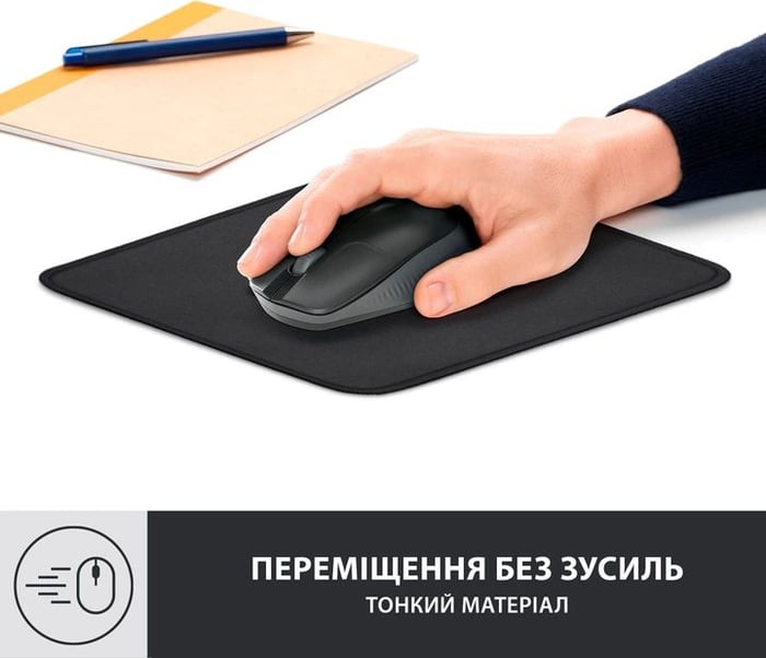 Килимок для миші LOGITECH Mouse Pad Studio Series Graphite (956-000049) | Фото 3