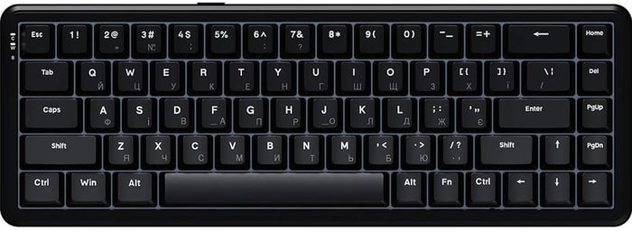Клавиатура Ajazz AK680 MAX Magnetic Switch RGB USB Black (AK680-WM-B-A) | Фото 2
