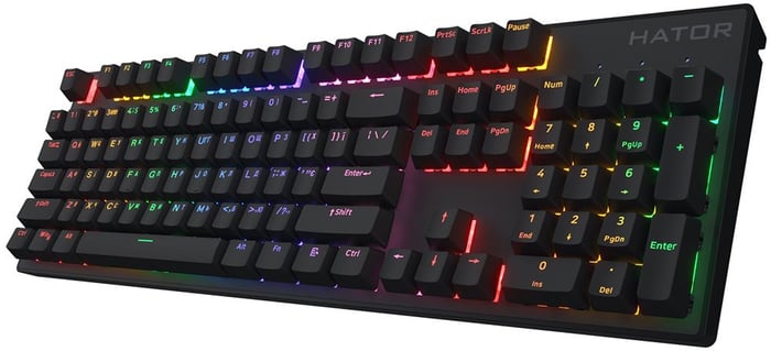 Клавиатура Hator Icefall Mecha Rainbow USB Black (HTK104UA) | Фото 3