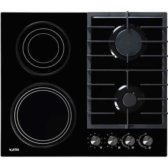 Комбинированная варочная поверхность Ventolux HG622 B7G CS (BK) | Фото 2
