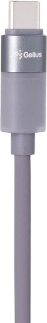 Кабель Gelius MoonLine GP-UCN014 Type-C to Type-C 1.2 м 100W Gray (2099901011497) | Фото 2