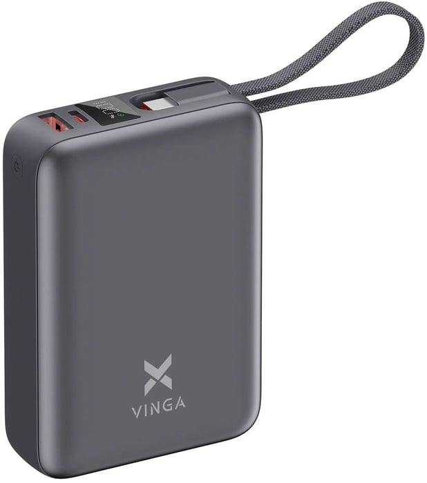 Аккумулятор Vinga 20000 mAh 45W Display Cable (VPBB2045C) | Фото 2