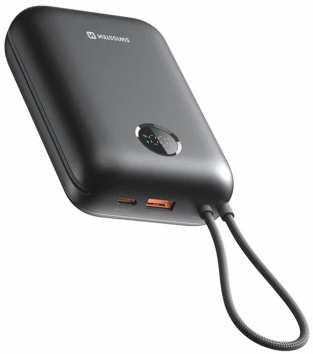 SWISSTEN POWER BANK VOLTBOX 30000 mAh 35 Вт PD Type-C/Lightning (Чорний) | Фото 2