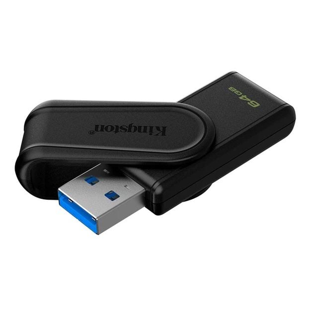 Флеш-накопичувач Kingston USB 3.2 DT Exodia S 64GB Black (DTXS/64GB) | Фото 2