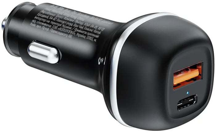 ColorWay 2USB (Type-C PD65W + USB QC3.0 18W) (83W) Black | Фото 3
