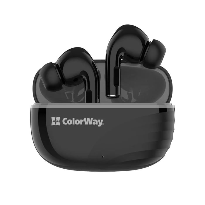 Навушники бездротові ColorWay Slim TWS-5 Earbuds Black | Фото 2