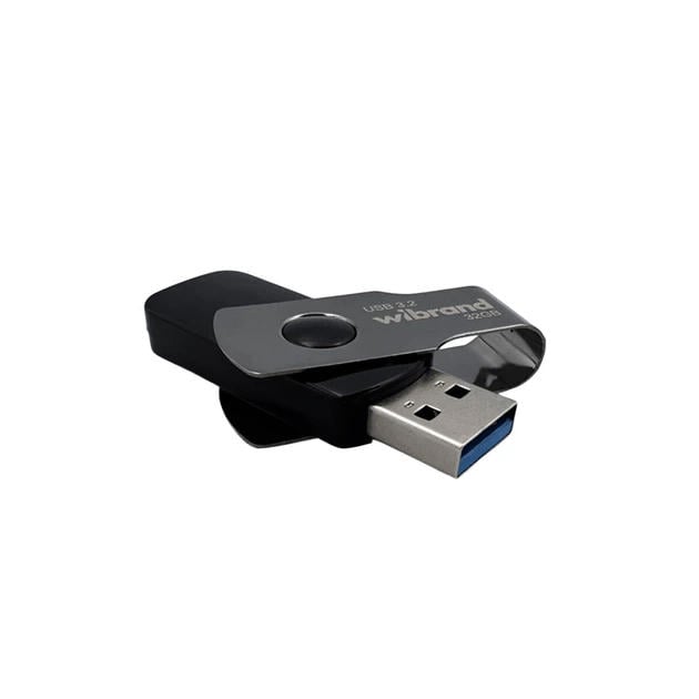 Флеш USB Wibrand USB 3.2 Gen1 Lizard 32GB Black | Фото 3