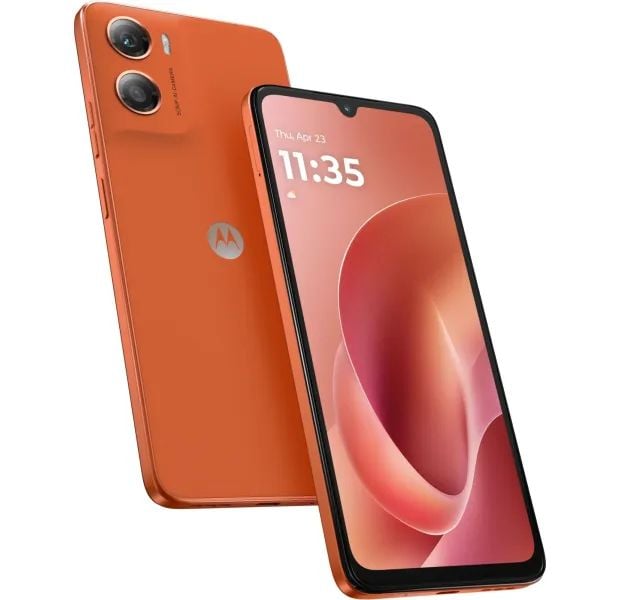 Смартфон MOTOROLA Moto G06 4/128Gb Arabesque (Orange) (PBA20019RS) | Фото 3