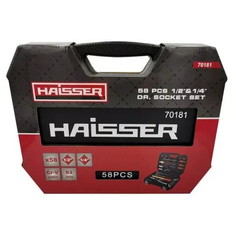 Набір інструменту HAISSER 1/2" i 1/4" 58 од. | Фото 3