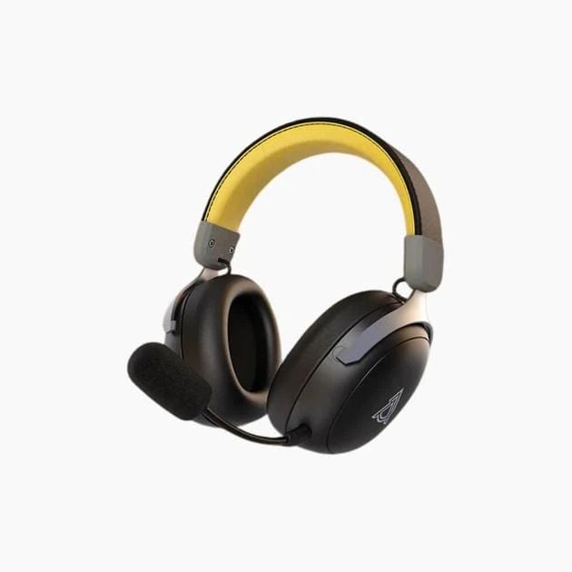 Навушники Ігрові Ajazz AHM08 MAX Black Gray Yellow | Фото 2