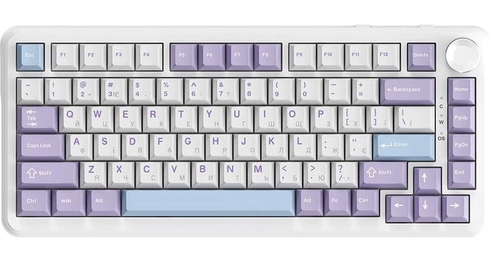Клавиатура Ajazz AK820 MAX Magnetic switches-Purple-White-Blue-RGB (AK820MAX-WM-PWB) | Фото 2