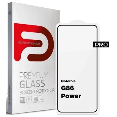 Защитное стекло ArmorStandart Pro Motorola G86 Power 5G (ARM86588) | Фото 3