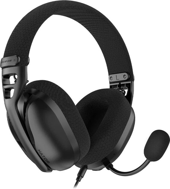 Навушники Ігрові Hator HYPERPUNK 3 Hi-Res (ESH01) black | Фото 2