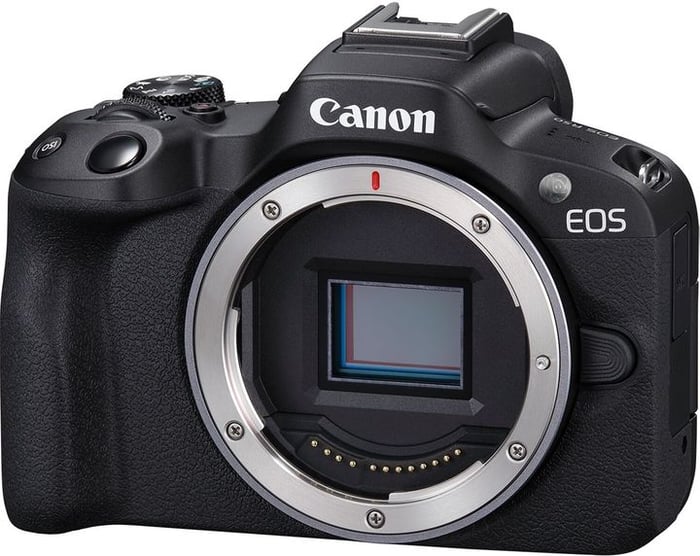 Цифровая фотокамера Canon EOS R50 + RF-S 18-45 IS STM + RF 75-300 Black (5811C150BA) | Фото 3