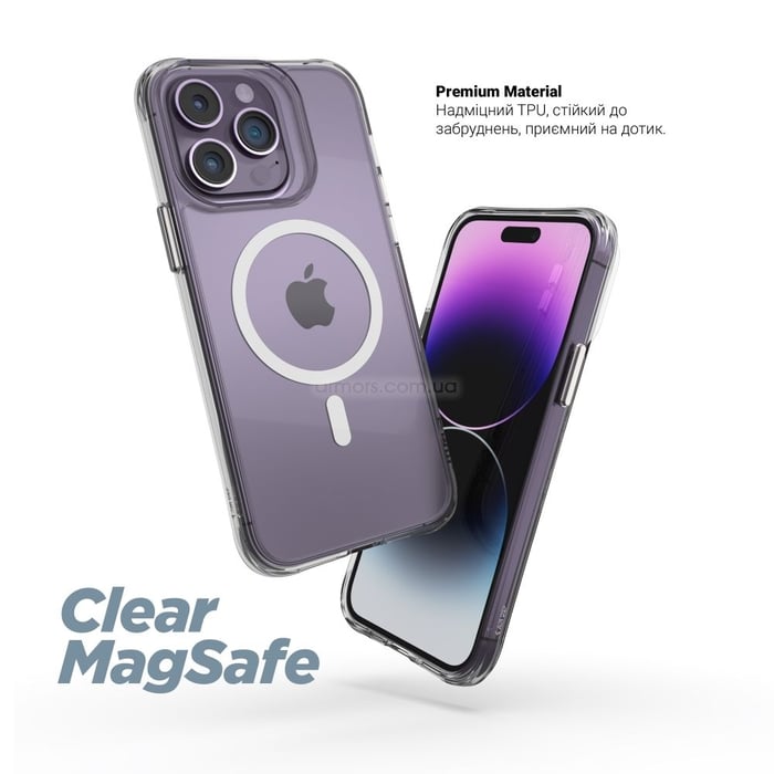 Чехол для смартфона ArmorStandart Clear Magsafe для iPhone 14 Pro Max Tansparent (ARM68056) | Фото 3