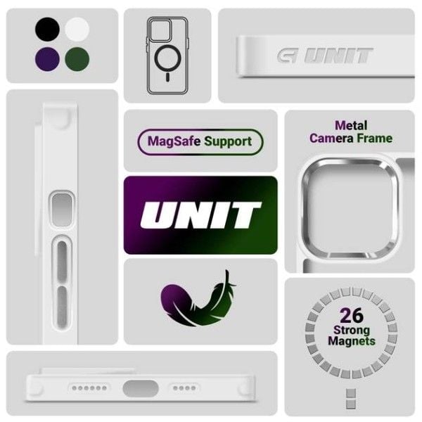 Чохол для смартфона ArmorStandart Unit MagSafe для Apple iPhone 15 Pro Max Matte Clear Silver (ARM69350) | Фото 3