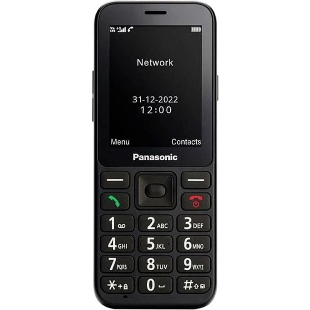 Мобільний телефон PANASONIC KX-TU250 Black (KX-TU250EXB) | Фото 1