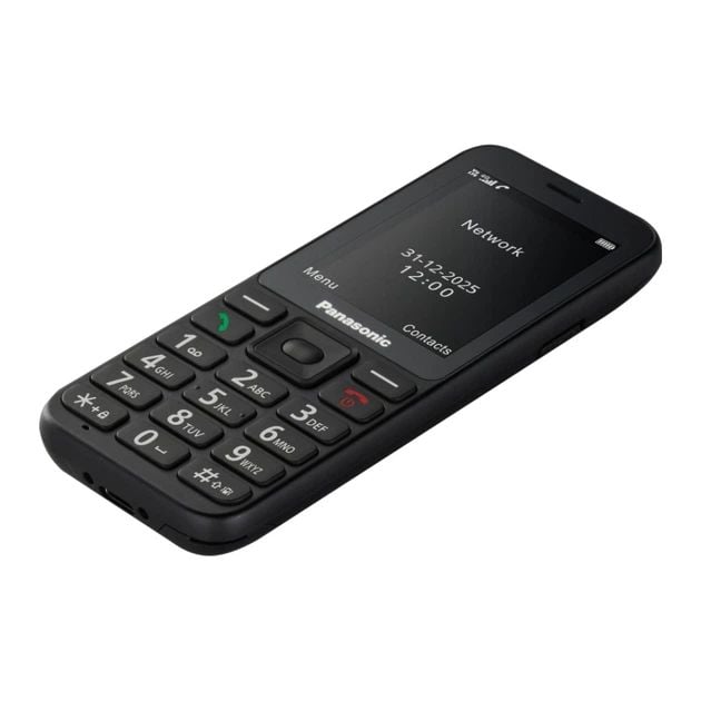 Мобільний телефон PANASONIC KX-TU250 Black (KX-TU250EXB) | Фото 2