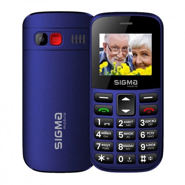 Мобільний телефон Sigma Comfort 50 EASY TYPE-C Blue (4827798585238) | Фото 3