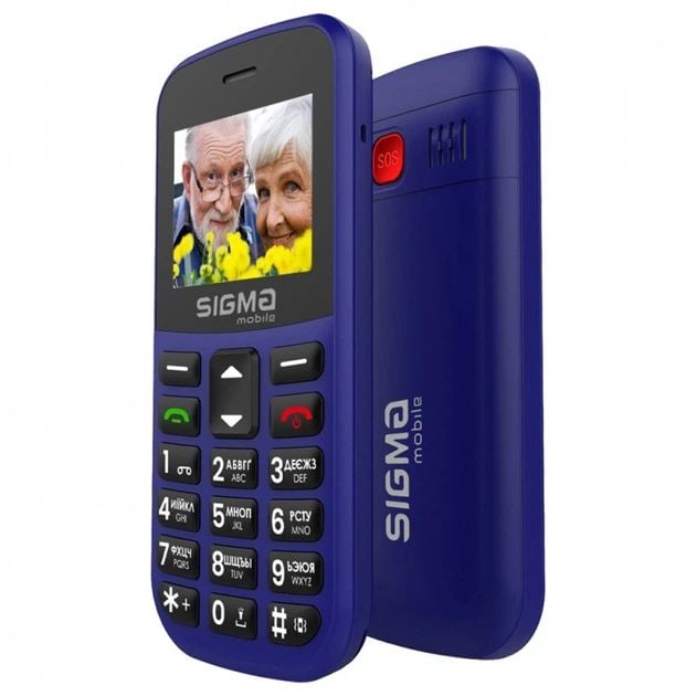 Мобільний телефон Sigma Comfort 50 EASY TYPE-C Blue (4827798585238) | Фото 2
