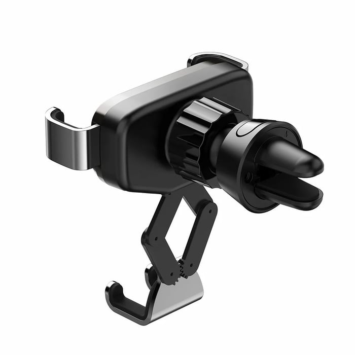 Держатель для смартфона ColorWay Gravity Mechanical Car Mount Black | Фото 3
