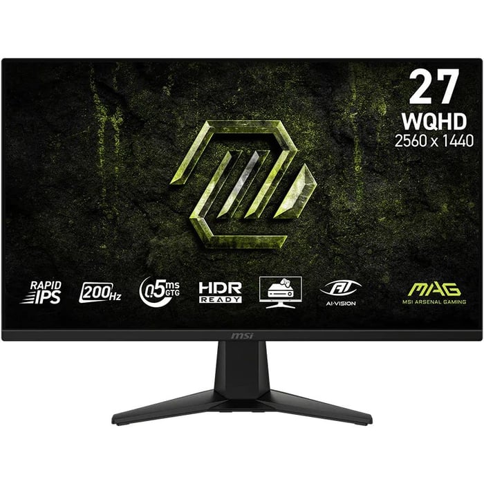 Монітор MSI IPS 27" WQHD (2560 x 1440) 0.5ms 200Hz 178 /178/DP/2HDMI | Фото 2