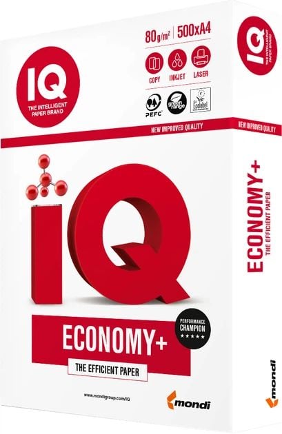 Бумага для принтера Mondi A4, 80 г, 500 л. IQ Economy+(9003974458953) | Фото 2