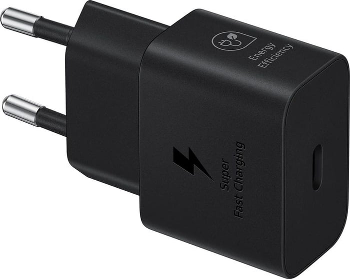 Мережевий зарядний пристрій Samsung EP-T2510XBEGEU 25W Power Adapter (with C to C Cable) Black | Фото 2