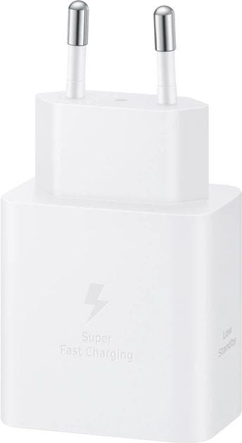 Мережевий зарядний пристрій Samsung 45W Compact Power Adapter (w C to C Cable) White | Фото 3