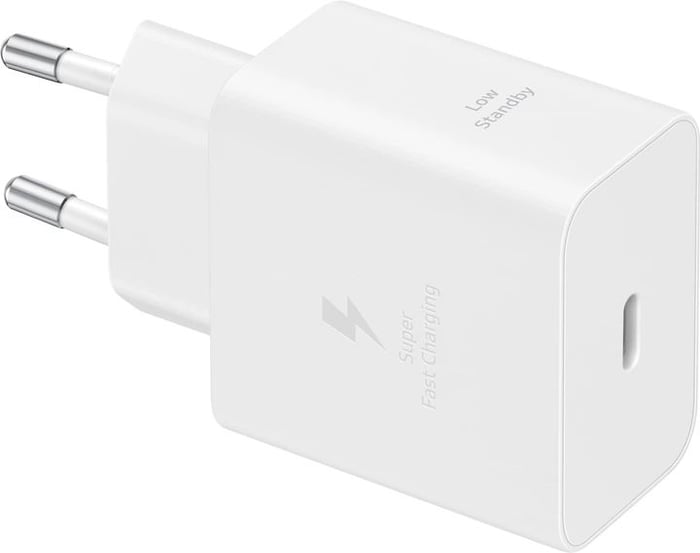 Мережевий зарядний пристрій Samsung 45W Power Adapter (w/o cable) White (EP-T4511NWEGEU) | Фото 2