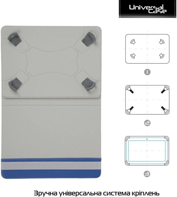 Чохол для планшета ArmorStandart Silicone Hooks 10 Blue (ARM59079) | Фото 3