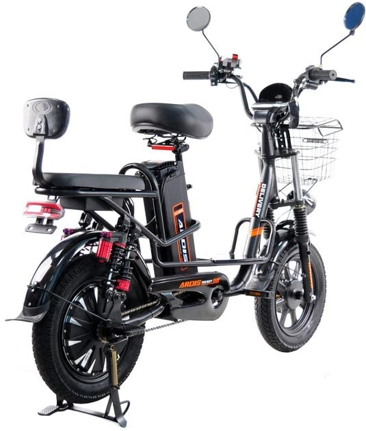 Электровелосипед ARDIS DELIVERY 16" CTB ST (с 2 сиденьями) с батареей, черный | Фото 3