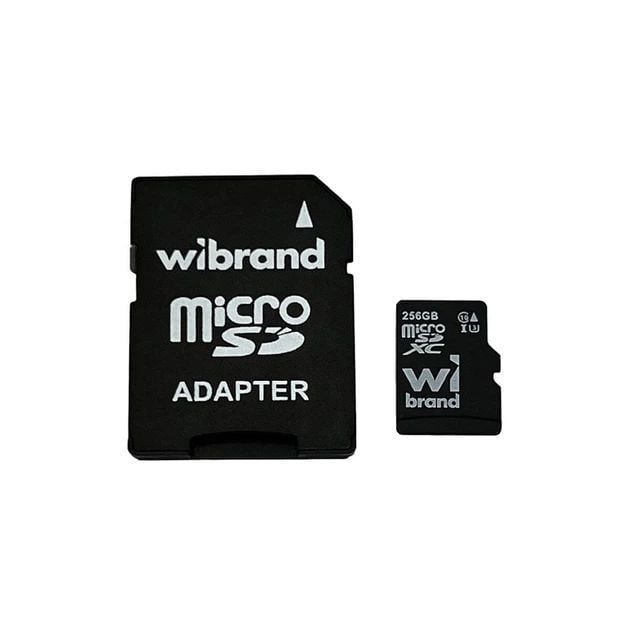 Карта пам'яті microSD Wibrand microSDXC (UHS-1 U3)256Gb class 10 (adapter SD) | Фото 3