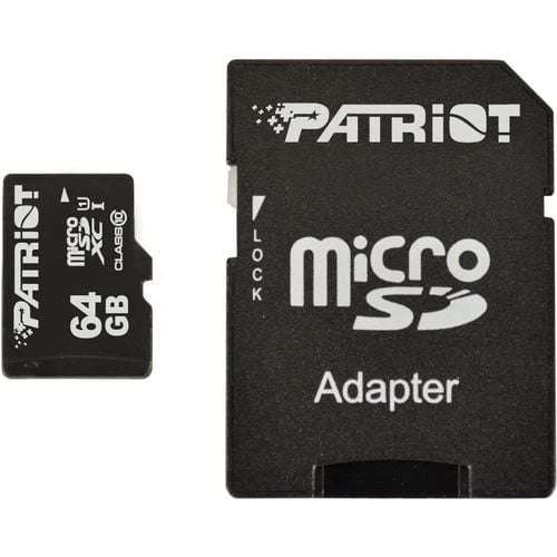Карта пам'яті microSD Patriot microSDXC (UHS-1)LX Series 64Gb class 10 | Фото 3