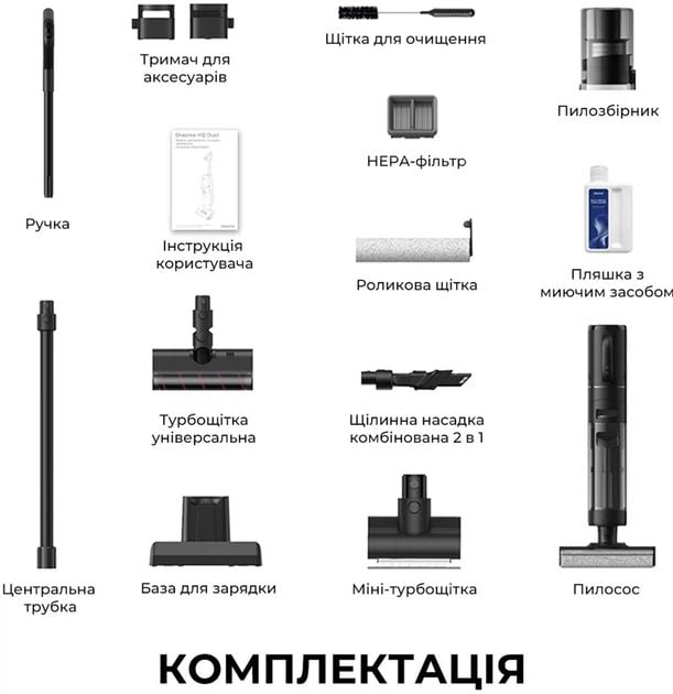 Пылесос Dreame Wet and Dry Vacuum H12 Dual | Фото 3