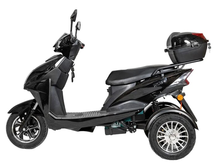 Електроскутер Atlas Falcon Trike 1500W Box Black | Фото 3