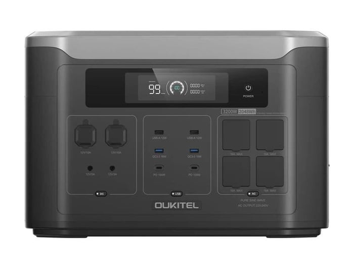 Зарядная станция OUKITEL BP3000E 3200W 2048Wh | Фото 2