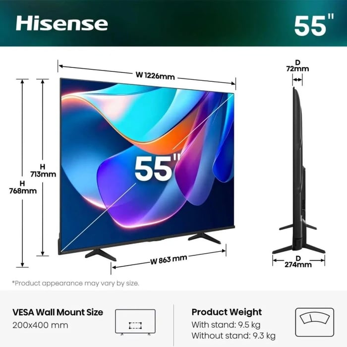 Телевизор Hisense 55A6S | Фото 3