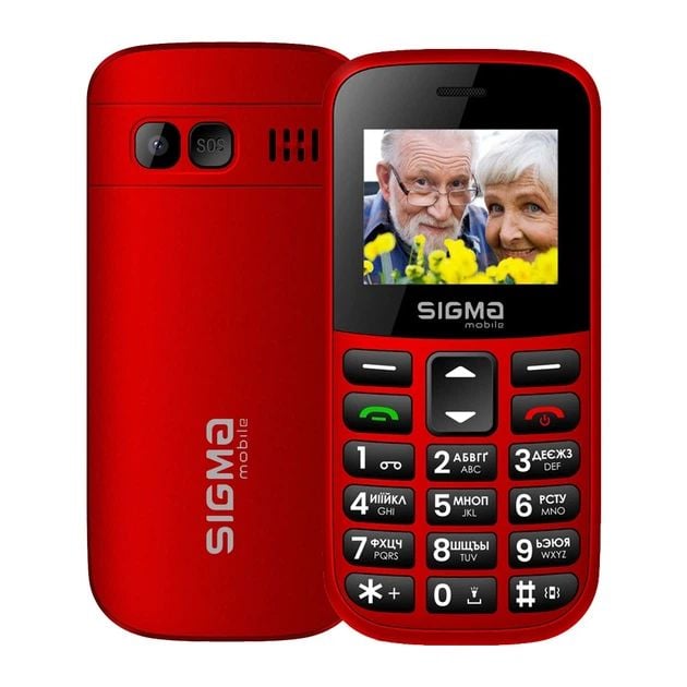 Мобильный телефон Sigma Comfort 50 EASY TYPE-C Red | Фото 3
