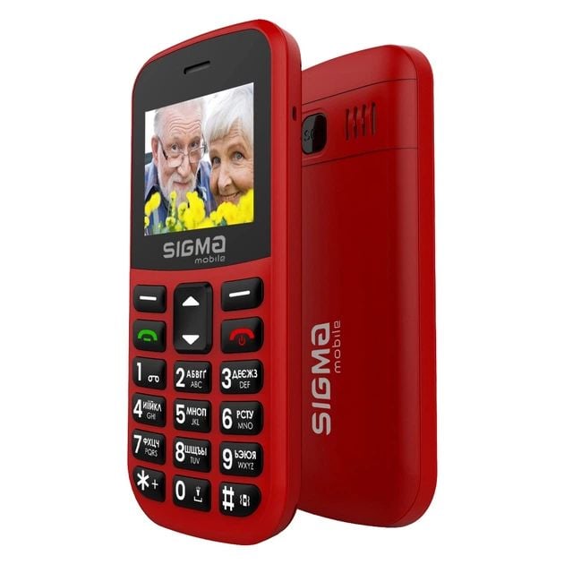 Мобильный телефон Sigma Comfort 50 EASY TYPE-C Red | Фото 2